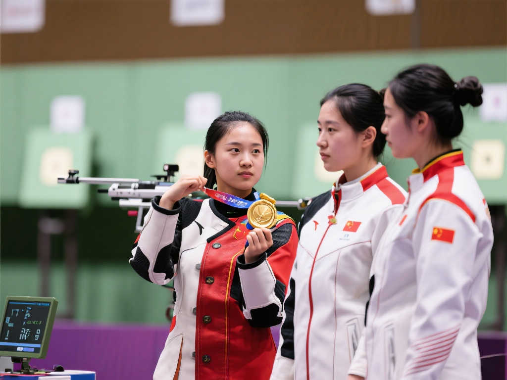 神射无敌！盛李豪与黄雨婷称霸10米气步枪男女世界排名榜首